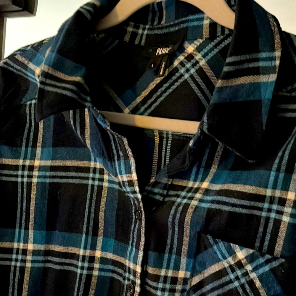 Paige super soft flannel button down shirt